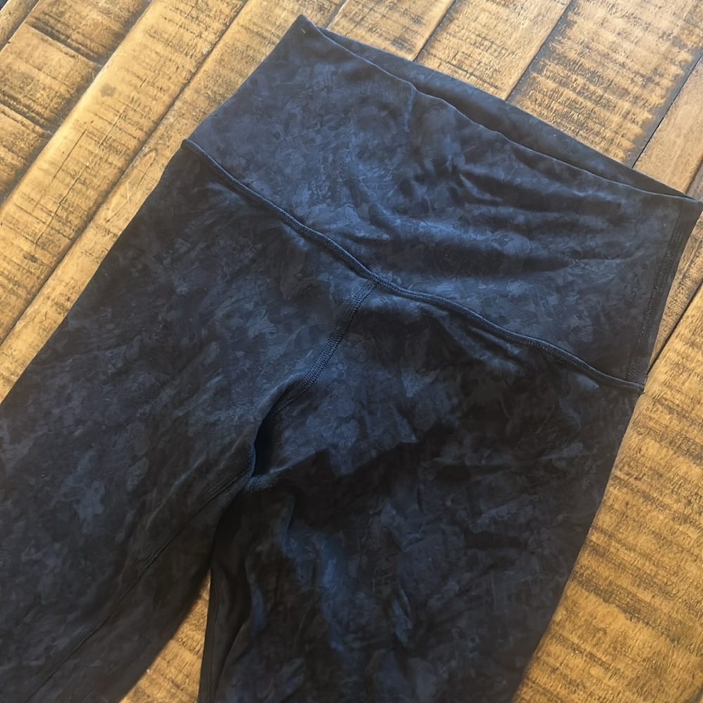 Lululemon Align 25” Black Snakeskin Leggings